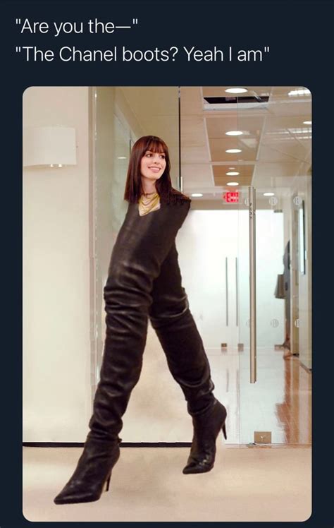 are you wearing the chanel boots meme|are you wearing the ch meme.